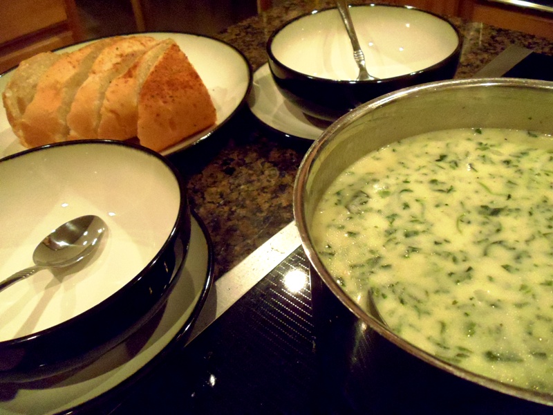 An American Housewife: Cream of Spinach Soup with Cheese