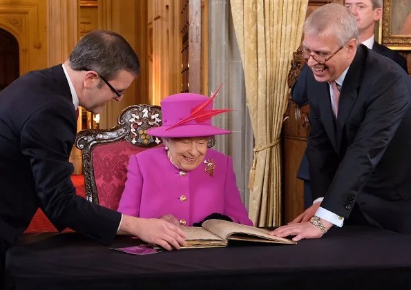 During the visit Queen Elizabeth was accompanied by Prince Andrew, Duke of York. Queen officially opened the new Ashworth Centre.