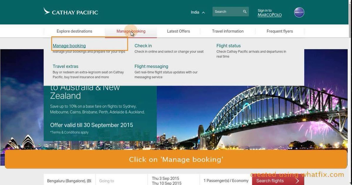 Travohelp Manage Flight Tickets With Cathay Pacific Airlines By
