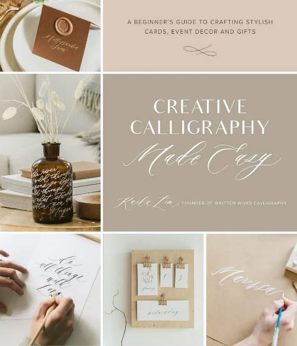 calligraphy projects on book cover