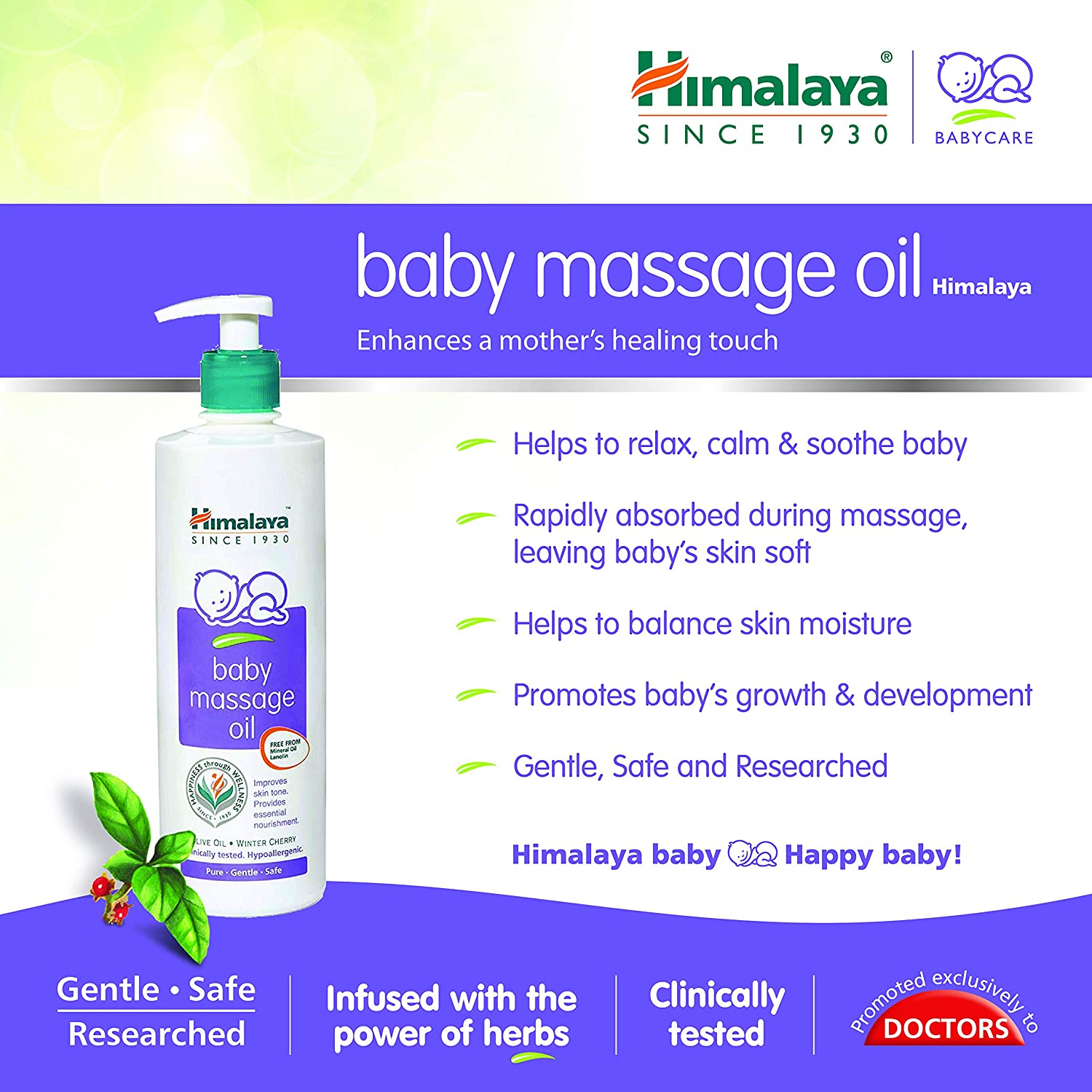 Himalaya Baby Massage Oil (500ml) PERFECT DEALS ONLINE