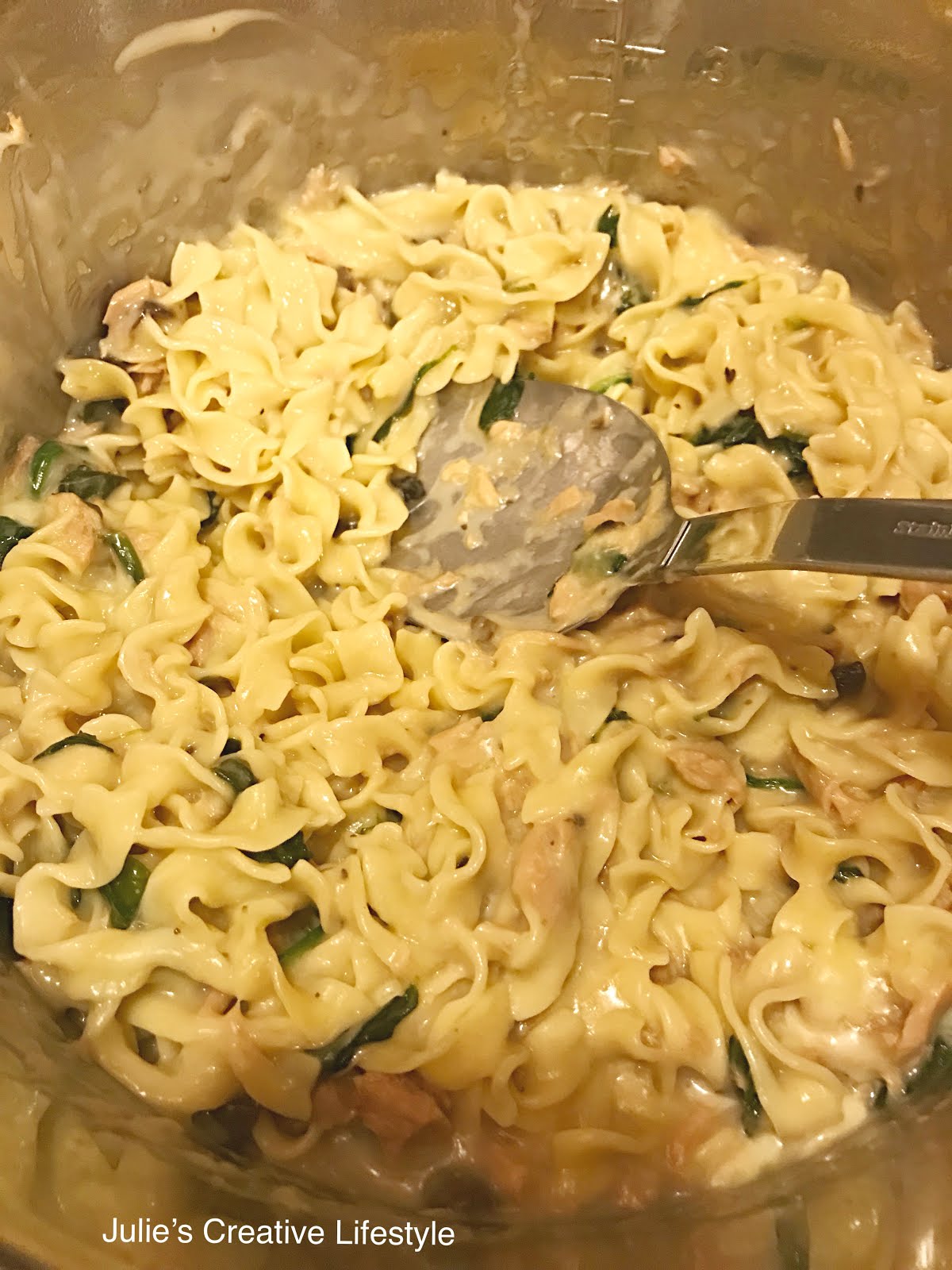 Instant Pot Tuna Noodle Casserole Julie's Creative Lifestyle