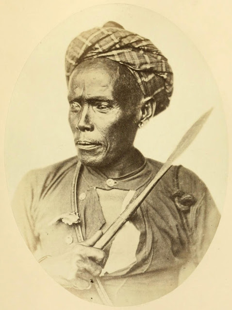 Dooaneeah, Mixed Race - Assam c1860's - Old Indian Photos