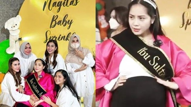Foto-foto Para Artis yang Hadiri Acara Nagita Slavina Baby Sprinkle untuk Anak Kedua, Ini HPL Gigi