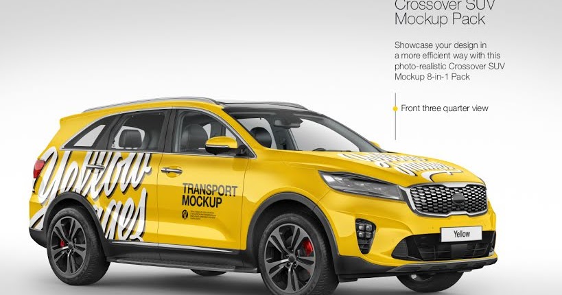 Download Crossover Suv Mockup Pack PSD Mockup Templates