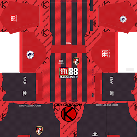 A.F.C. Bournemouth 2019/2020 Kit - Dream League Soccer Kits