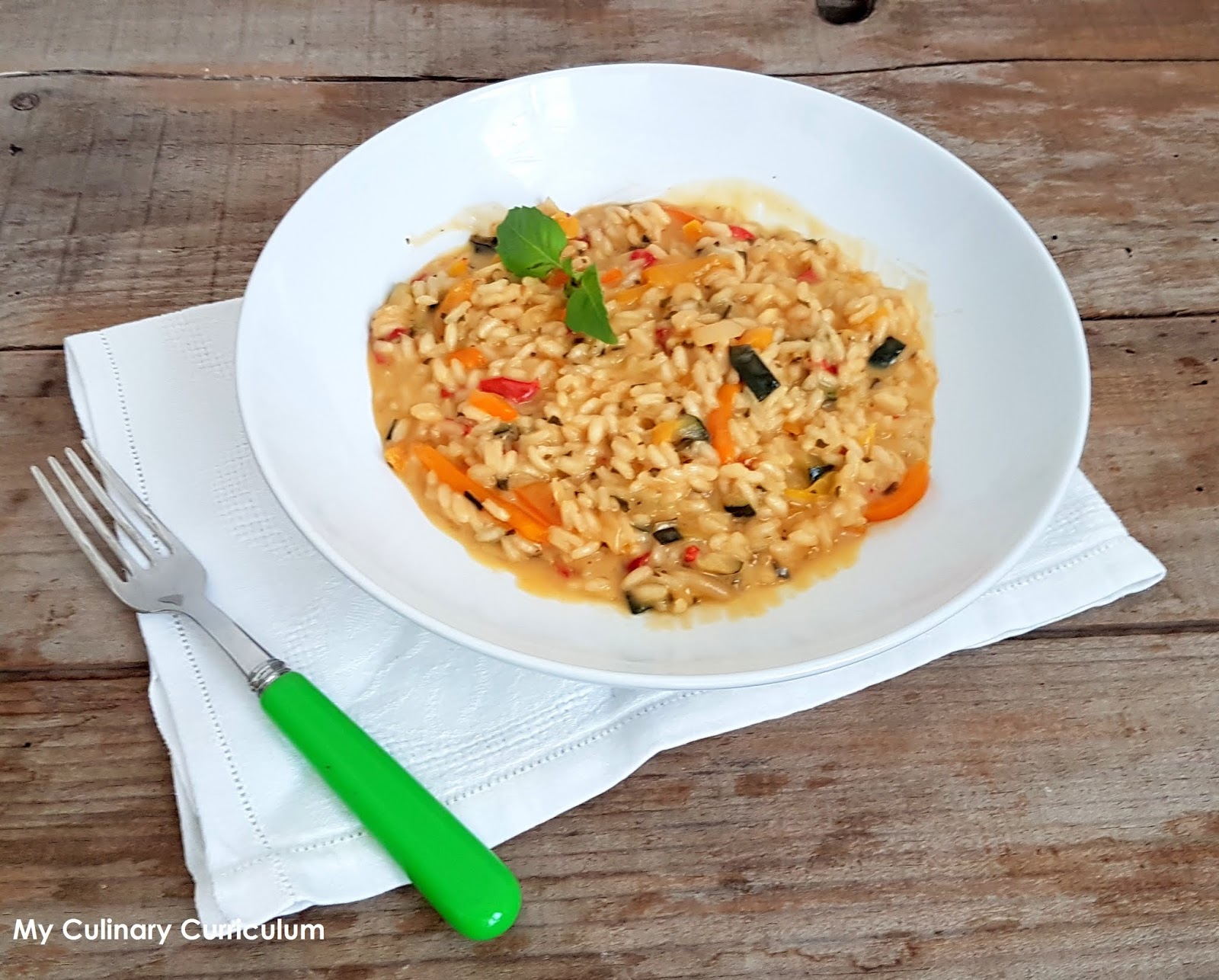 My Culinary Curriculum Risotto aux légumes du Soleil (Risotto with