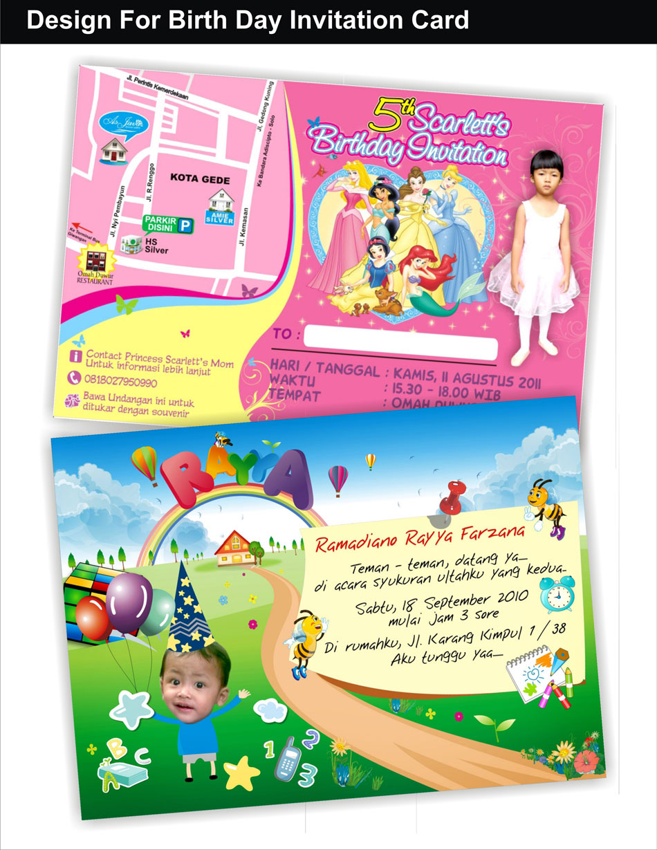 Birthday Invitation Card | Pro-v Design