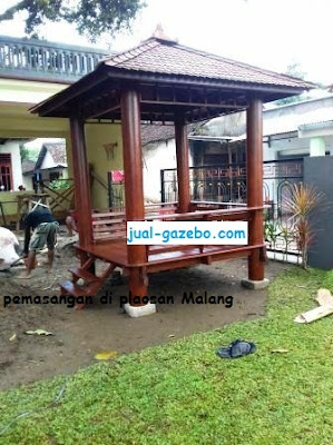 Pengrajin Gazebo Bambu Jawa