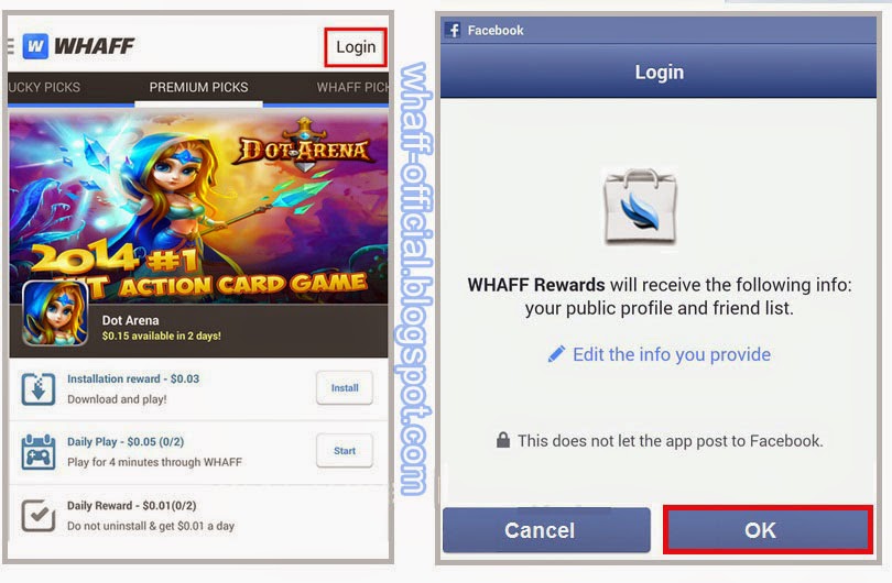Sukses Whaff Cara Instalasi Whaff Rewards Dan Mendapatkan Dollarnya