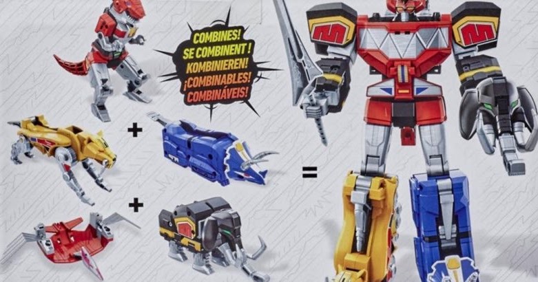 Hasbro Reveals The Power Rangers Build-able Dino Megazord Official ...