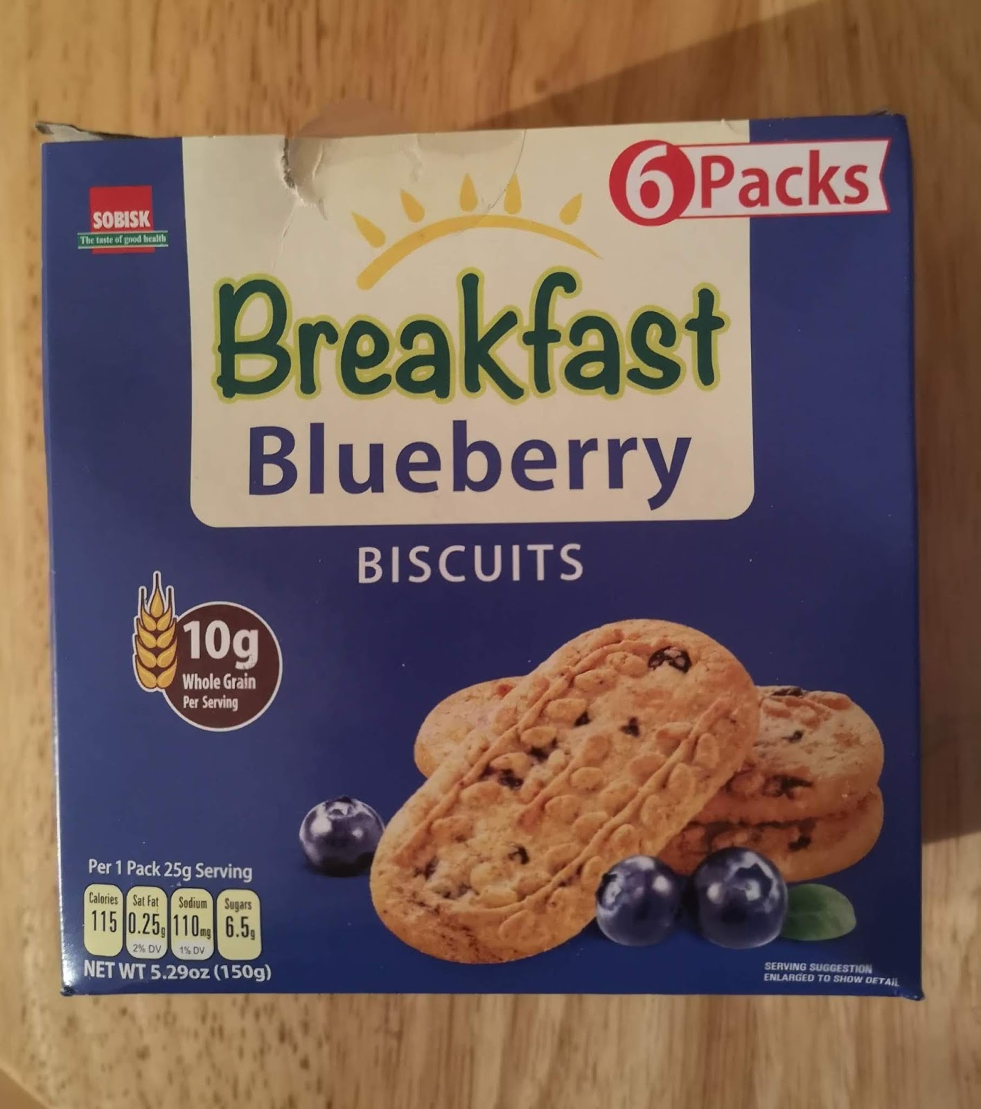 Sobisk Blueberry Breakfast Biscuits (Dollar Tree)