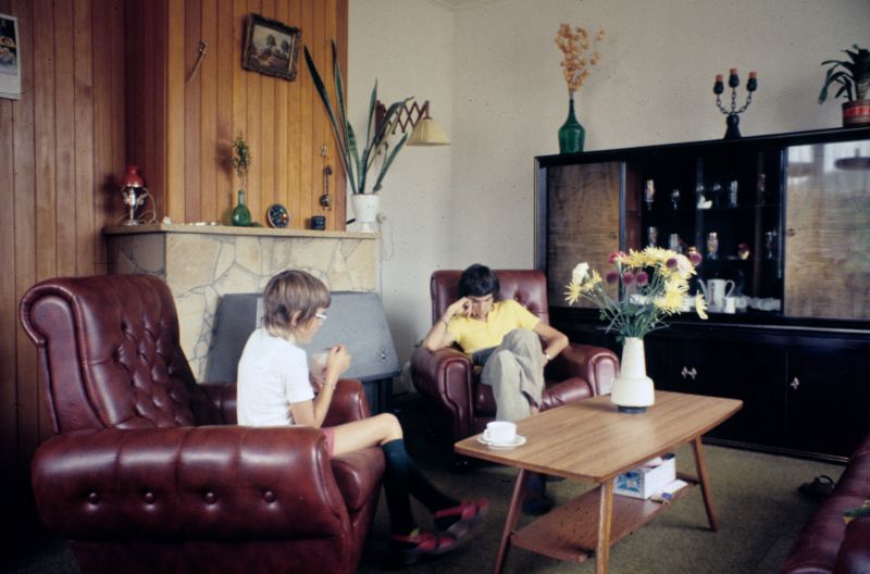 1970s living room scene