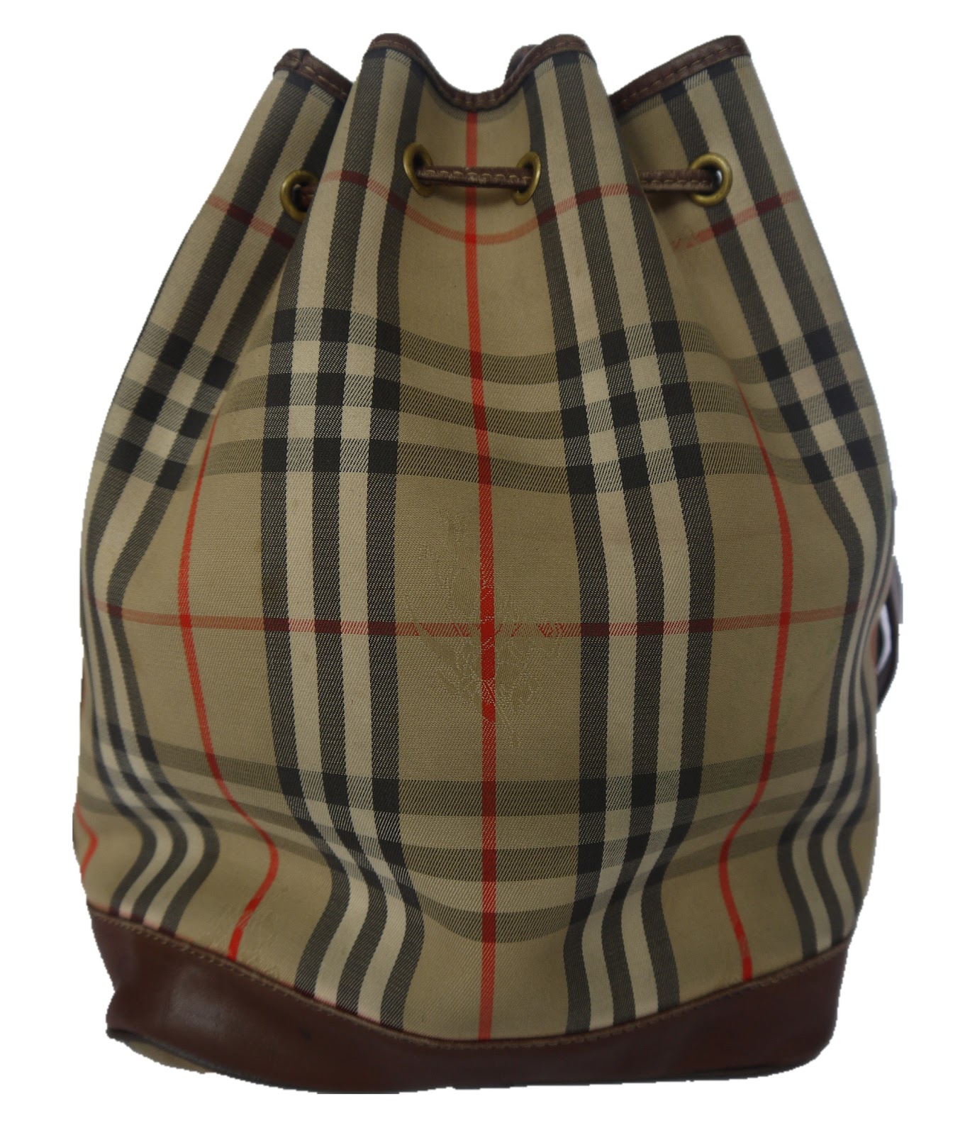 Truly Vintage: Burberry London Bucket Bag