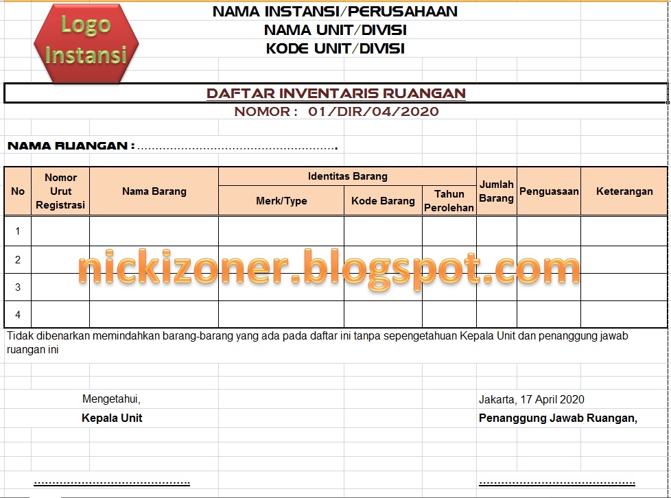 Prosedur pemberkasan arsip (lengkap) PENGANTAR INVENTARISASI ASET ~ Nickizoner