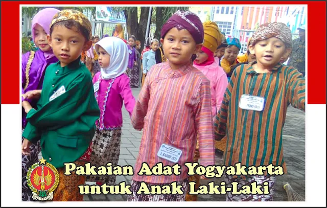 Gambar Pakaian Adat Yogyakarta untuk Anak Laki-Laki
