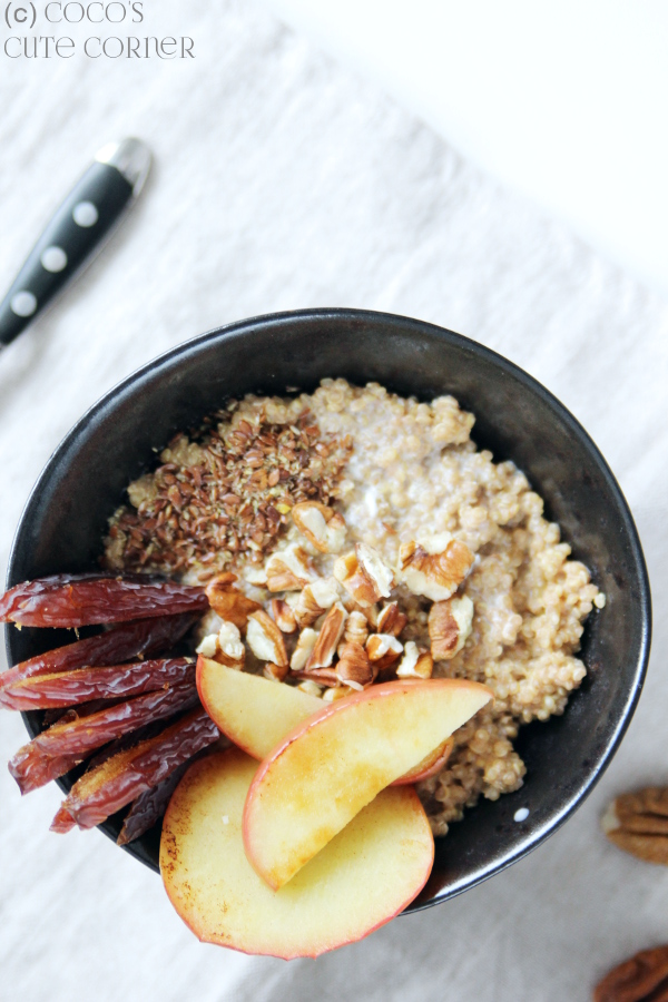 Coco&amp;#39;s Cute Corner: Quinoa Porridge mit Apfel und Zimt - ein warmer und ...