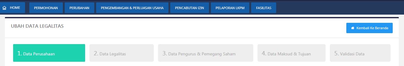 Perijinan Usaha 2018