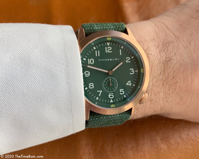 Kingsbury MS2 Platoon green wrist shot