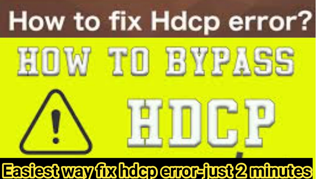 [Fixed] hdcp error hdcp error Disney plus (solved) Tech2wire