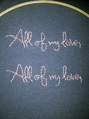 And Who Says You Can't?: EMBROIDERED SONG LYRICS - FRAMED GIFT