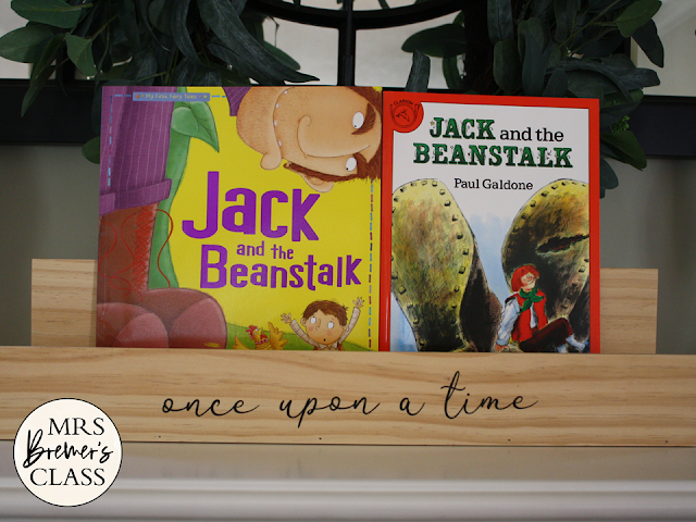 Jack and the Beanstalk Fairy Tales activities unit with Common Core aligned literacy companion activities for First Grade and Second Grade