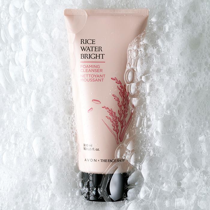 Rice Water Bright Foaming Cleanser, great for oily skin