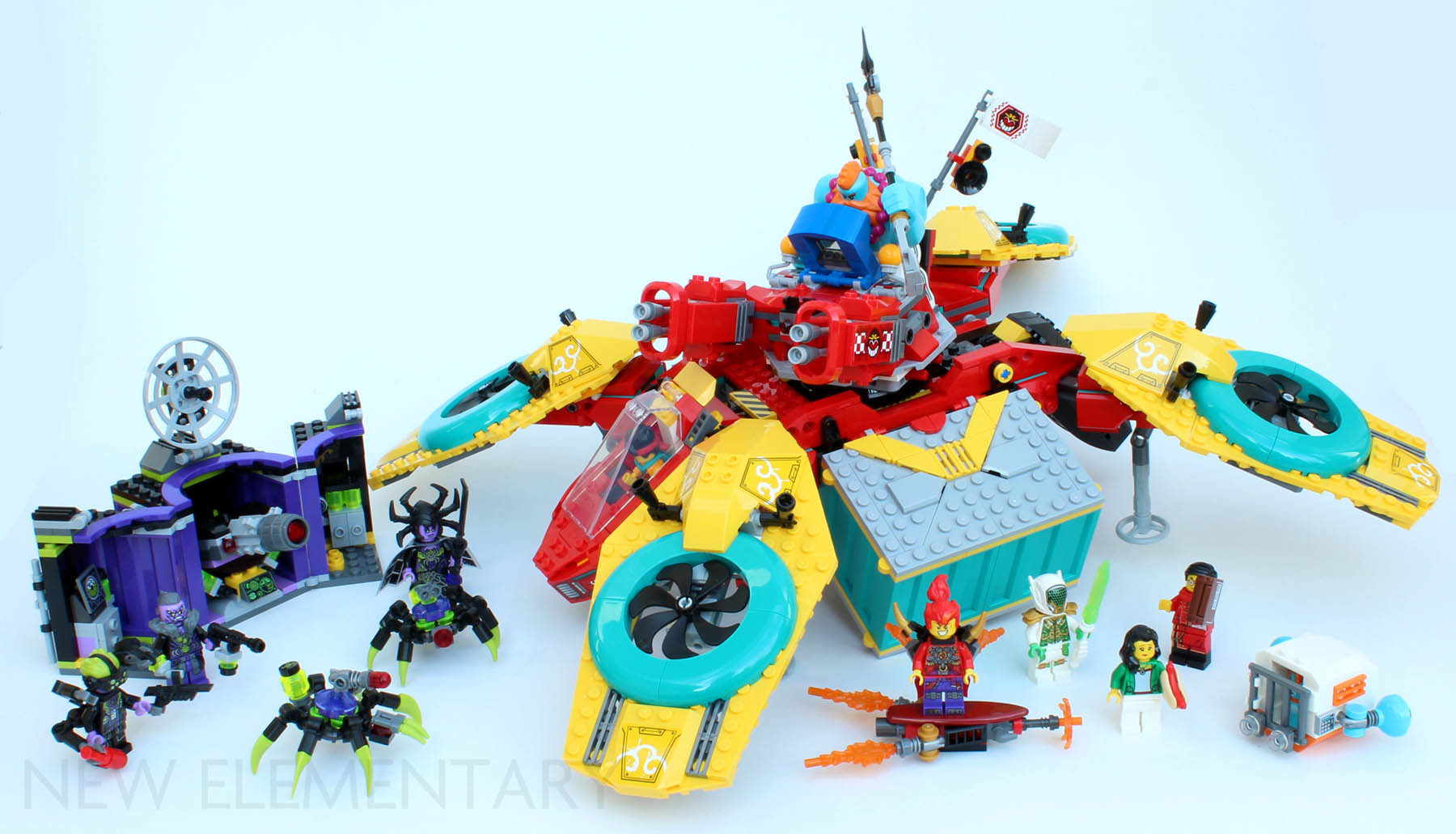 jordskælv dilemma skrædder LEGO® review: 80023 Monkie Kid's Team Dronecopter | New Elementary: LEGO®  parts, sets and techniques