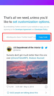 How To Add Any Tweet Of Twitter In Blogger Post