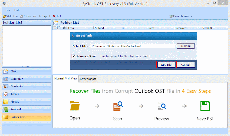 Best OST Recovery Tool to Recover Corrupted OST File : eAskme