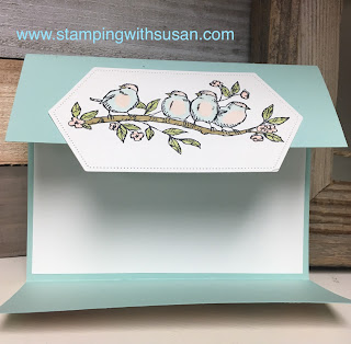 Stampin' Up!, www.stampingwithsusan.com, Free as a Bird, Bird Ballad Suite, Fun Fold 