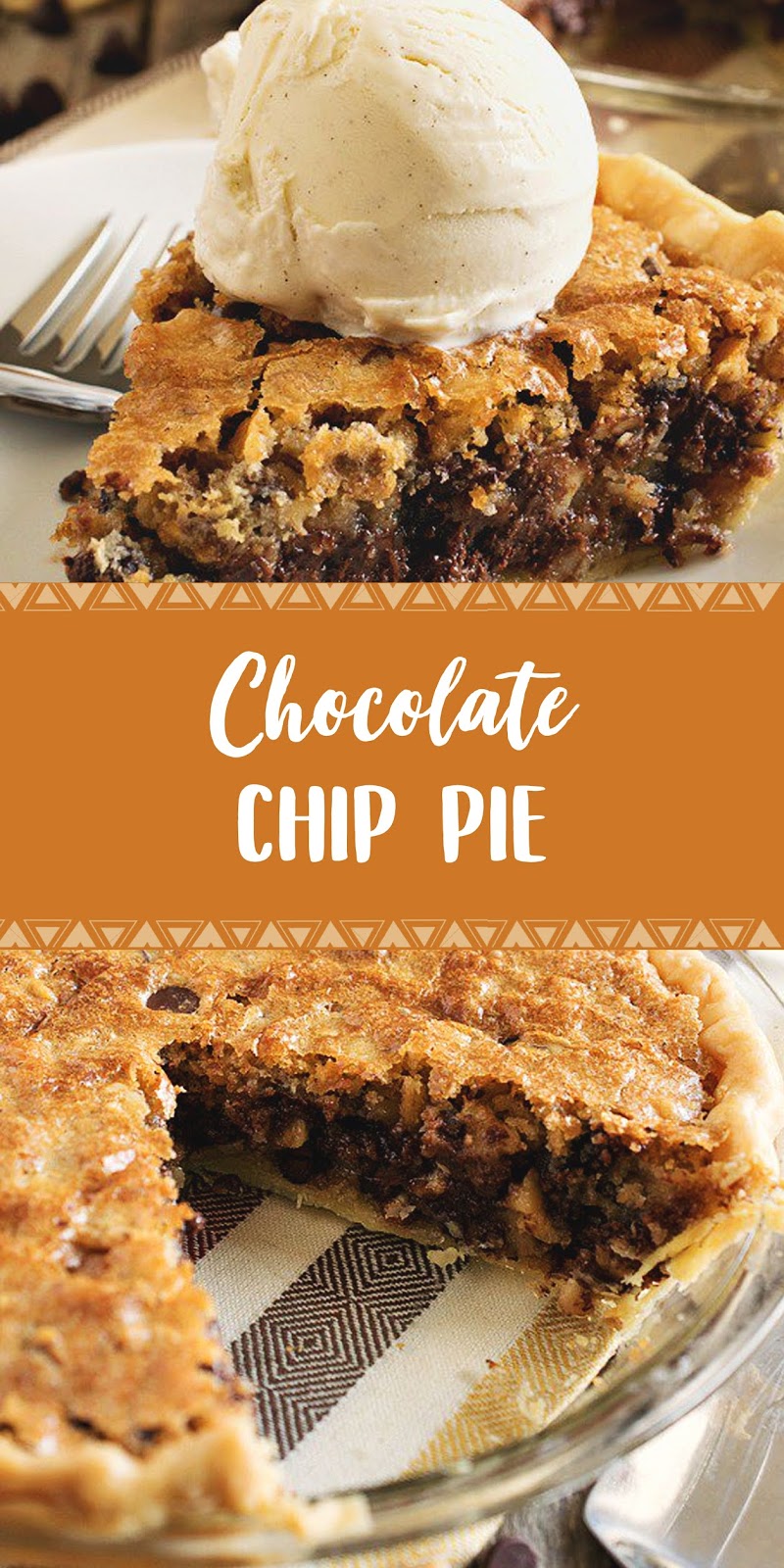 Chocolate Chip Pie Desserts Recipes 1
