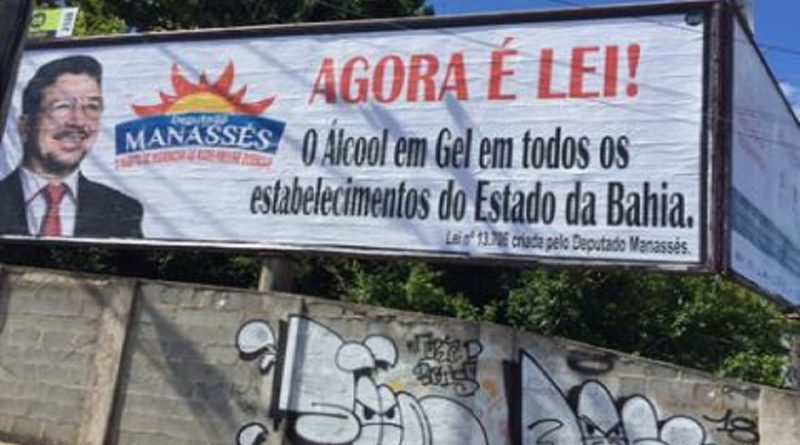 TRE-BA condena deputado Manassés por propaganda eleitoral antecipada