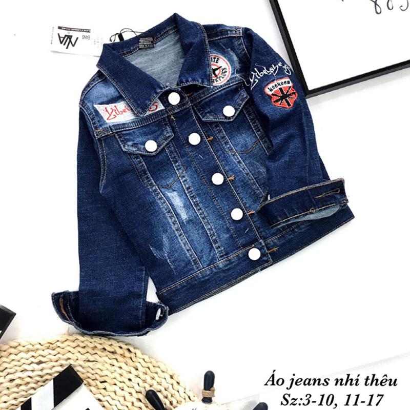 Áo Khoác Jean Bé Trai Bé Gái 159599