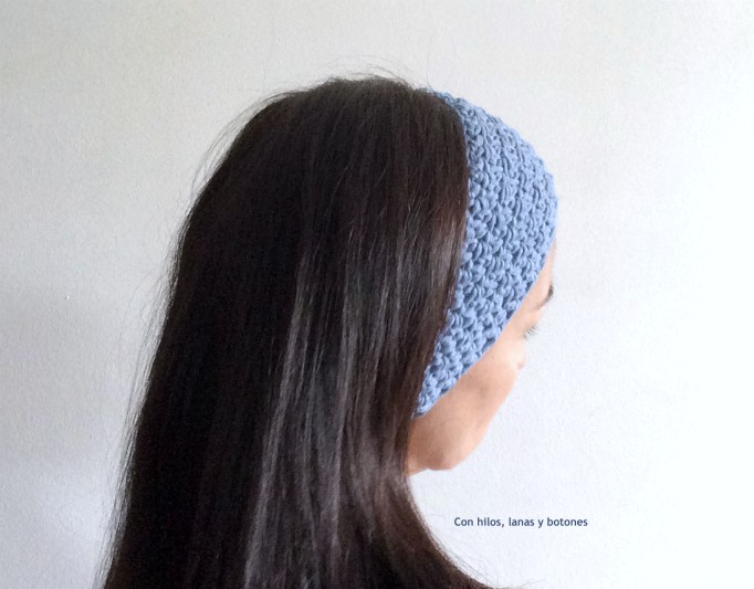 Con hilos, lanas y botones: Cinta aperta - cinta ancha para el pelo (patrón gratis)