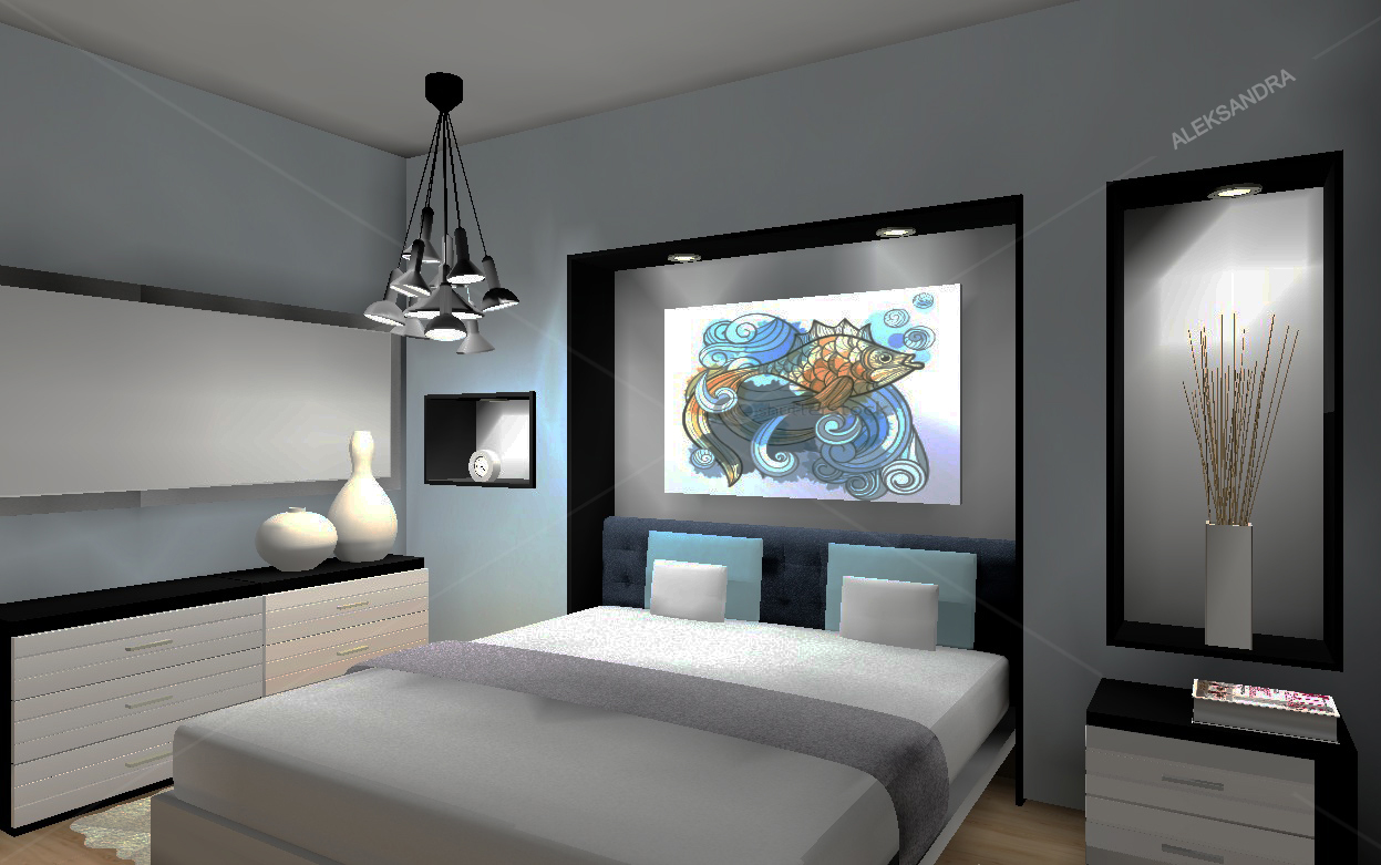 Aleksandra Kaminska, arquitecta y diseñadora de interiores.: Dormitorio
