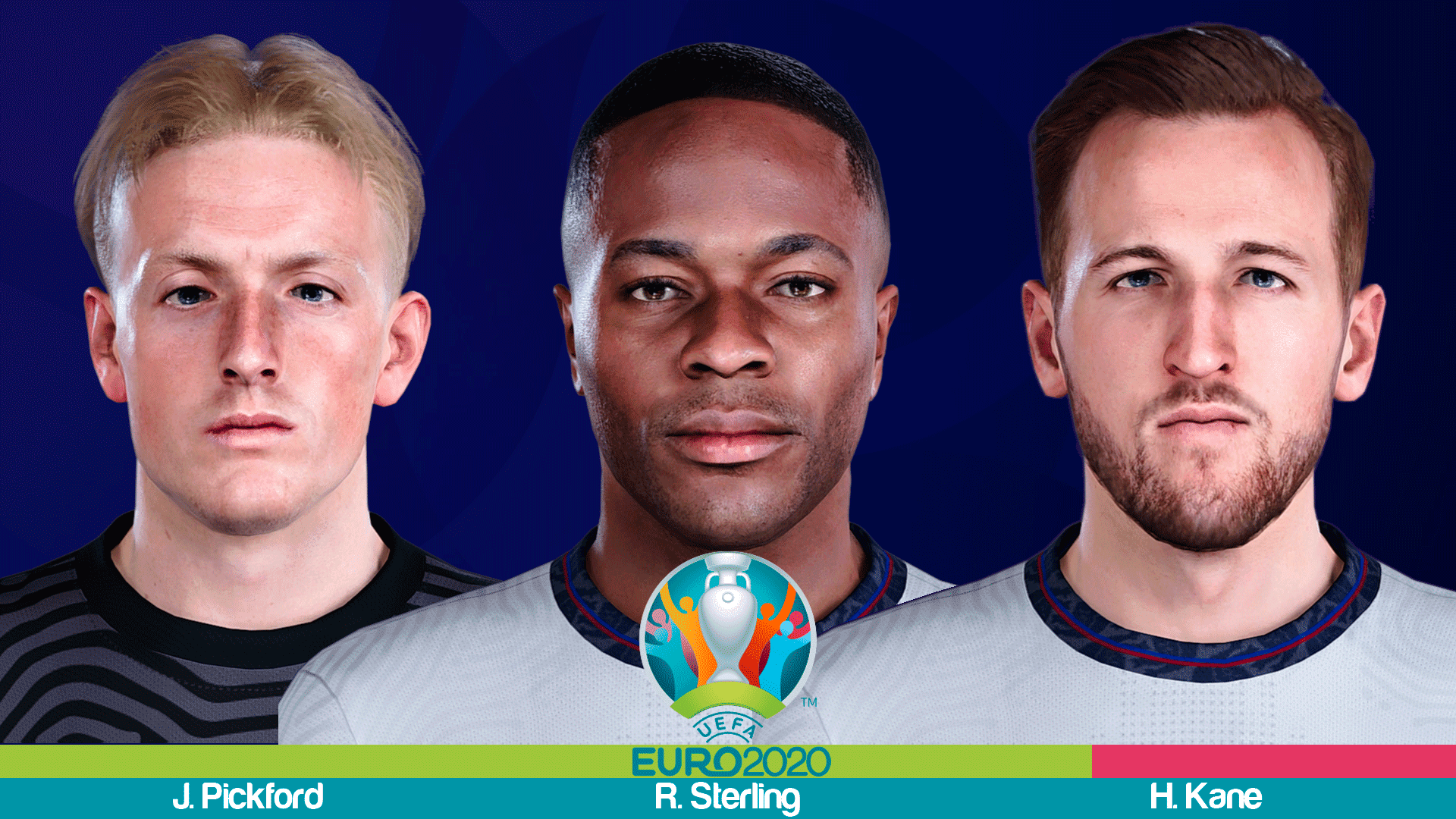 PES 2021 EURO 2020 PLAYERS FACEPACK 2021 - GERMANY - ITALY - ENGLAND