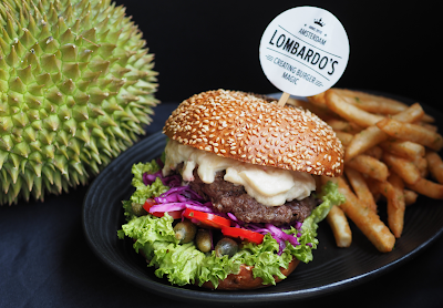 Lombardo's, durian burger product
