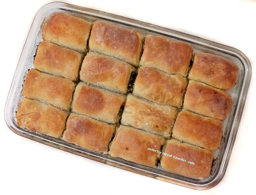 yetur�la lezzet el açması ıspanaklı kuru börek baklava