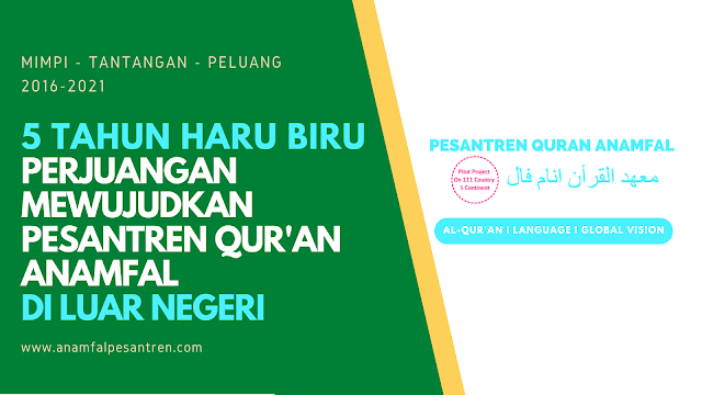 Video 5 TAHUN HARU BIRU PERJUANGAN MEWUJUDKAN PESANTREN QUR'AN ANAMFAL DI LUAR NEGERI