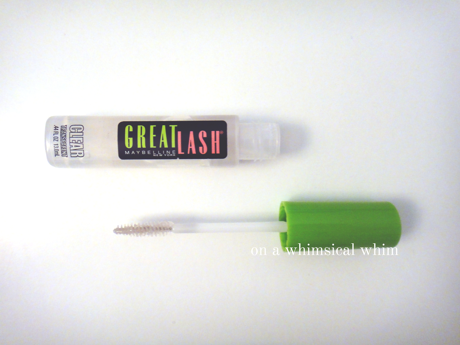 on a whimsical whim MAYBELLINE GREAT LASH CLEAR MASCARA