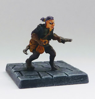 Ally McSween - halfling thief from Tyrant of Halpi expansion for Mantic's Dungeon Saga