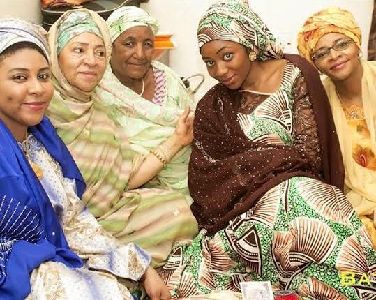 Former First Lady, Maryam Abacha makes a rare appearance at a wedding