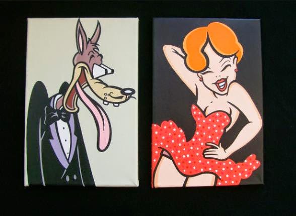 Tex Avery Wolf & Red.