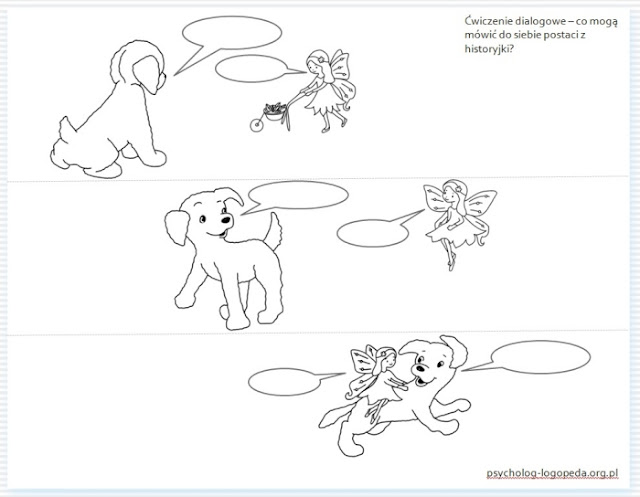 cwiczenia dialog dialogi cwiczenia darmowe karty pracy