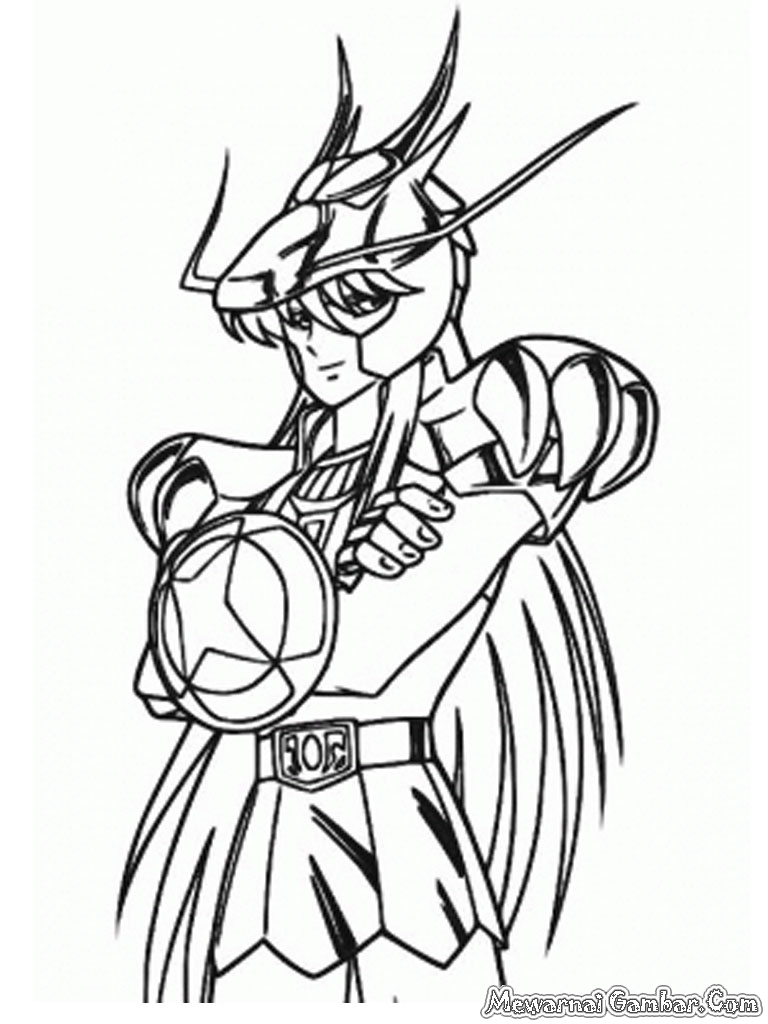 Mewarnai Gambar Saint Seiya Mewarnai Gambar