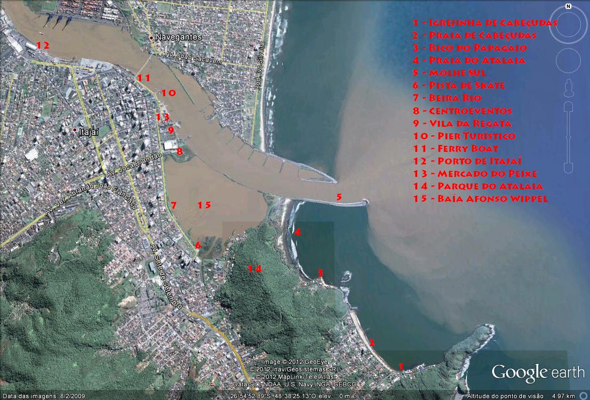 Nossos roteiros de viagens... Itajaí terra, rio e mar (2).