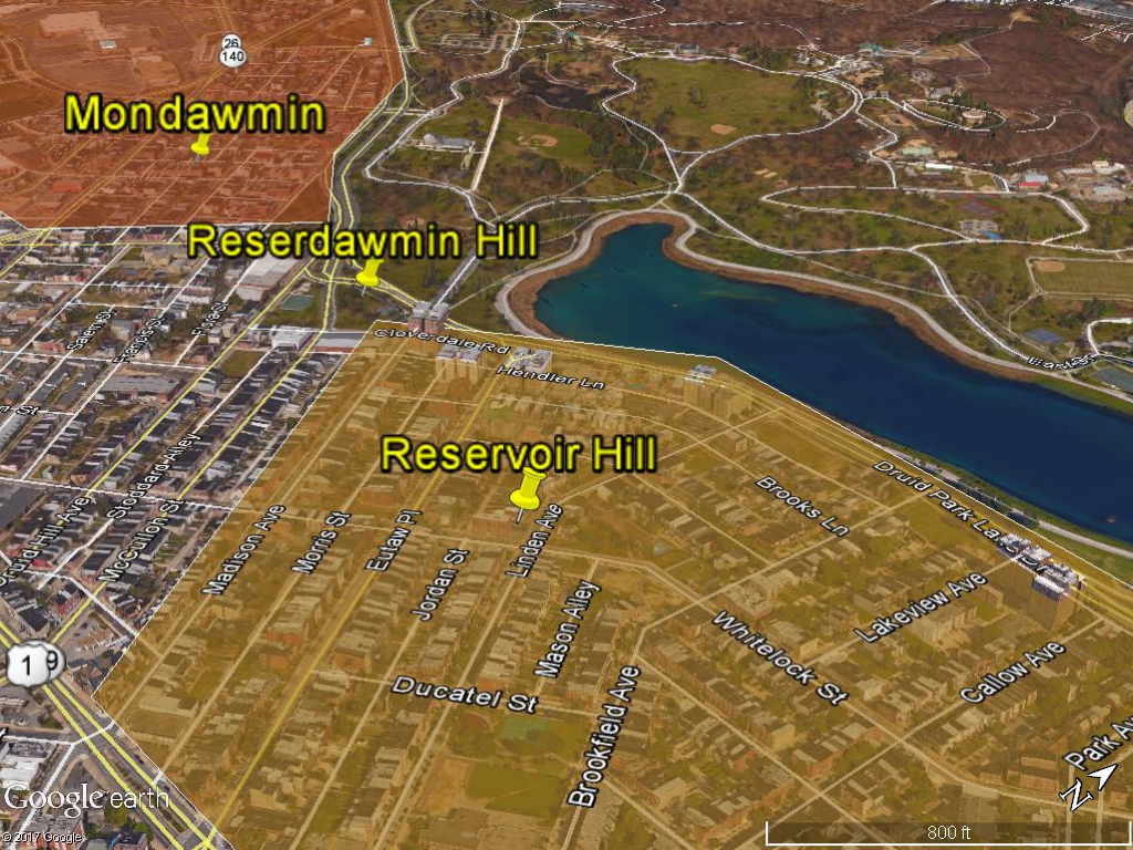 Baltimore InnerSpace Reservoir / Druid Hill / Mondawmin Turning the