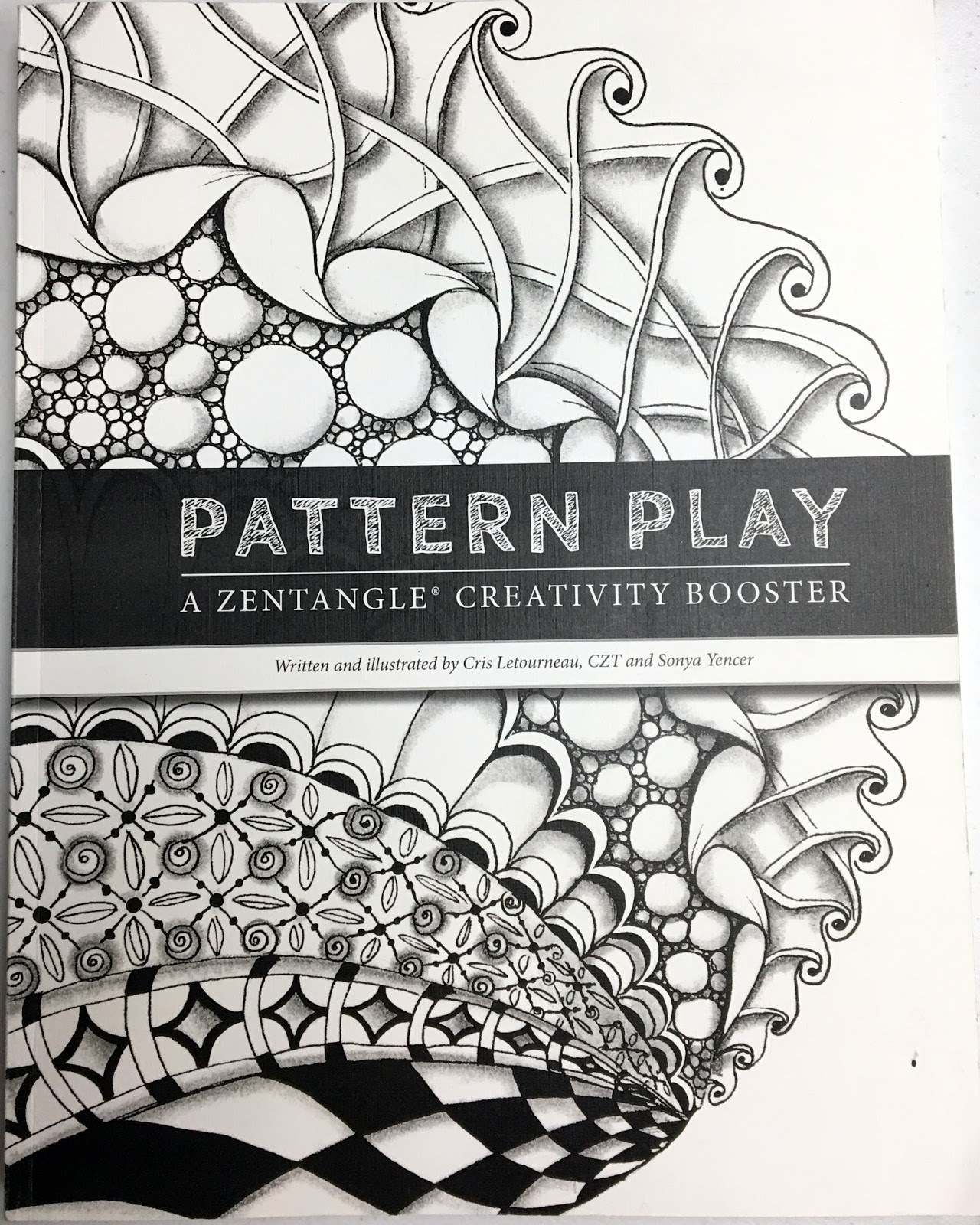 Tangled Ink Art Pattern Playa new Zentangle book!