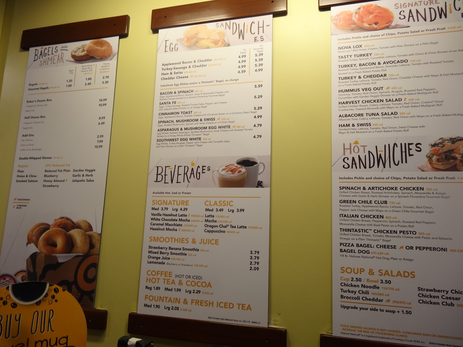 Miquelli's Amerikablog Restaurant Einstein Bros Bagels Seattle
